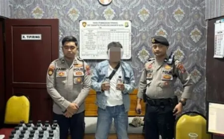 Penjual Miras Asal Surabaya Digaruk di Dawarblandong Mojokerto
