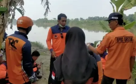 Misteri Bocah Hilang di Gresik:  Tujuh Hari Pencarian Tak Ditemukan, Tim SAR Hentikan Operasi