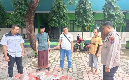Polisi Selidiki Pemilik Balon Udara Berisi Petasan yang Jatuh di Atap MAN Kota Blitar