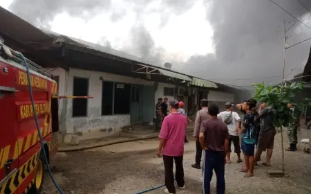 Gudang Kandang Ayam di Sengat Blitar Ludes Terbakar, Kerugian Capai Rp200 Juta