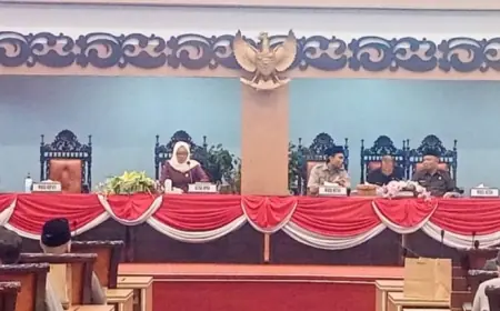 DPRD Mojokerto Gelar Paripurna Jawaban Bupati atas Pandangan Umum Fraksi