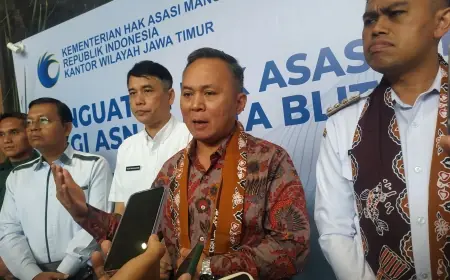 Datang ke Kota Blitar, Wamen HAM Dorong Jadi Kota Ramah HAM