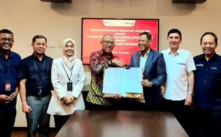 Bank Jatim dan BRINS Perbarui Kerja Sama Asuransi Pembiayaan Syariah