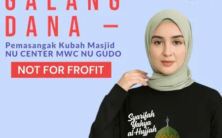 MWC NU di Jombang Bangun Masjid dengan Jualan Kaos