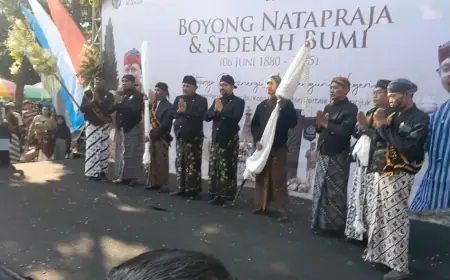 Disporabudpar Nganjuk Gelar Boyong Natapraja dari Kota Lama Berbek