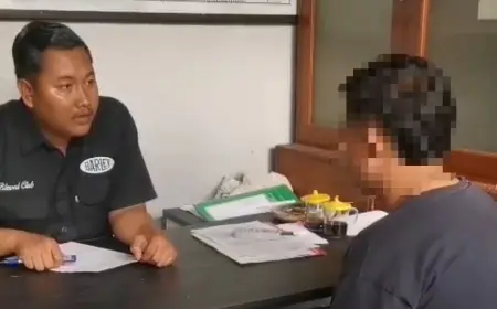 Terduga Pelaku Curanmor yang Beraksi di Malang Raya Diamankan Polisi Saat Besuk Tahanan di Rutan Polres Blitar