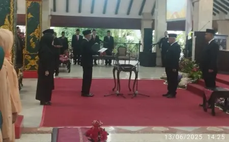 Lantik Empat Pejabat Tinggi, Bupati Malang Minta Tingkatkan Sinergi