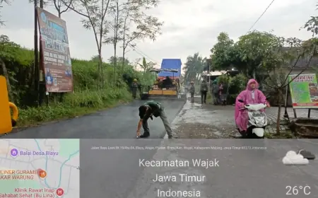 Rehabilitasi Jalan Blayu–Patokpicis Rampung, Pemkab Malang Permudah Akses Ekonomi dan Pendidikan