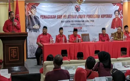 Ratusan Kader Penggerak Koperasi di Probolinggo Digembleng PDI Perjuangan Jatim
