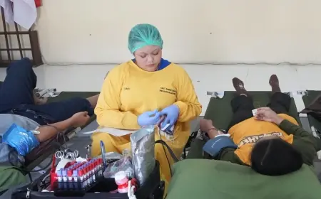 Peringati Hari Donor Darah Sedunia, PMI Kota Mojokerto Targetkan 300 Pendonor Sehari