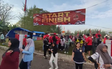 Peringati Bulan Bung Karno, PDIP Probolinggo Kampanyekan Pancasila lewat Fun Walk