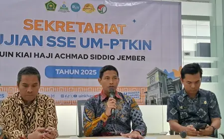 UIN KHAS Jember Sukses Gelar UMPTKIN 2025, Targetkan 4.000 Mahasiswa Tahun Ini