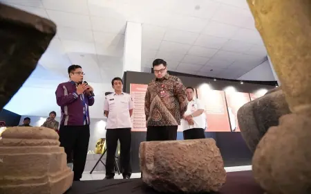 Kunjungi Museum Daerah, Mas Dhito Ingin Pulangkan Prasasti Harinjing Asli