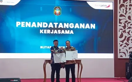 Perkuat Perekonomian, Wali Kota Blitar Tandatangani MoU Antardaerah