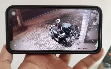 Maling Bersarung di Mojokerto Gondol Motor Vario Karyawan Ekspedisi