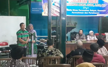 Gelar Pisah Sambut, Ini Harapan Plt Camat Kertosono Nganjuk