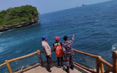 Mahasiswa Polinema Hilang Terseret Arus di Pantai Ungapan Malang, Tim SAR Sisir Kawasan Muara