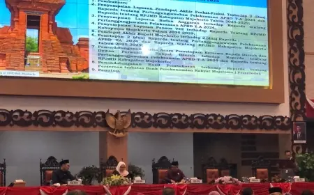 9 Fraksi DPRD Setujui Raperda Pertanggungjawaban APBD 2024 dan RPJMD Kabupaten Mojokerto
