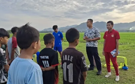 Evan Dimas Pilih Latih SSB di Desa Mojoarum, Tuai Pujian dari Pelatih Timnas