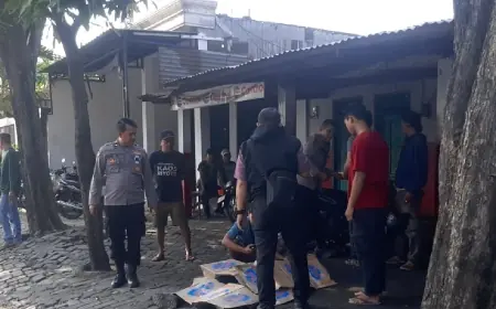 Dua Motor di Menganti Gresik Adu Banteng, Warga Surabaya Tewas di TKP