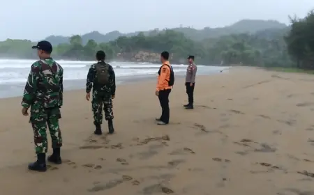 Dua Remaja Terseret Ombak di Pantai Konang Trenggalek, Satu Korban Hilang
