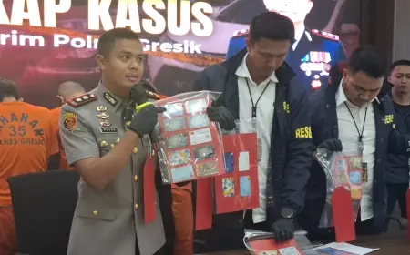 Sempat Melawan, Polisi Gresik Tembak Kaki Pencuri Bermodus Ganjal ATM