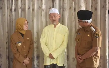 Vinanda dan Gus Qowim Silaturahmi ke Sejumlah Kiai di Kota Kediri, Mohon Dukungan Peringatan 1 Muharram 1447