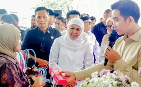 Serap Aspirasi Pedagang, Wapres Gibran Tinjau Pasar Rogojampi di Banyuwangi