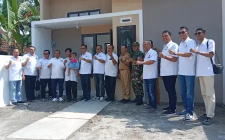 REI Jatim Tinjau Pembangunan Rumah Bantuan untuk Yusuf di Jombang