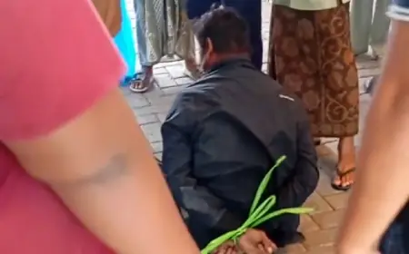 Maling Kotak Amal Masjid di Gresik Bonyok Dihajar Warga, Ternyata ODGJ