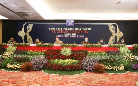 Gelar RUPS, Tahun Ini Gudang Garam Bagikan Deviden Rp962 Miliar
