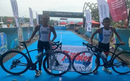 Kota Probolinggo Raih Satu Emas di Porprov Jatim 2025 Berkat Duo Atlet Triathlon