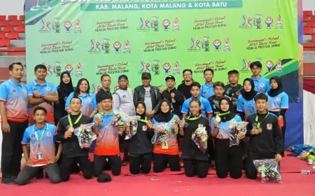 Cabor IBCA MMA Sumbang Tujuh Medali untuk Kabupaten Blitar di Porprov IX Jatim 2025