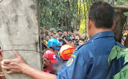 Lansia di Mojokerto Ditemukan Tewas di Dasar Sumur, Evakuasi Berlangsung Dramatis