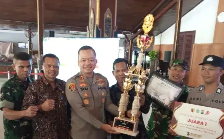 Empat Tim Tiga Pilar Desa Ikuti Final Lomba Cerdas Cermat HUT Bhayangkara ke-79 di Tulungagung