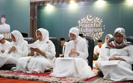 Mbak Wali Bersama 27 Ribu Jemaah, Ikuti Istighotsah dan Doa Bersama Sambut Awal Tahun 1.447 Hijriah di Balai Kota Kediri