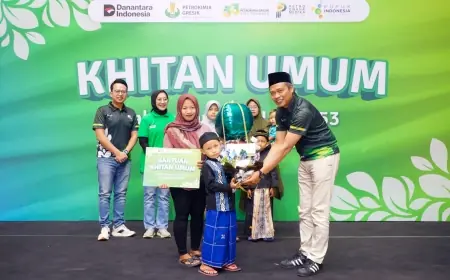 Libur Sekolah, Petrokimia Gresik Gelar Khitan Massal Gratis Diikuti Ratusan Peserta