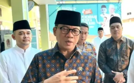 Mendes PDTT Kunjungi Mojokerto, Sowan Ulama dan Tinjau Perkembangan Kopdes Merah Putih