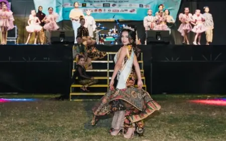 Mengenal Veronica Vanya, Modelling Cilik 'Special Guest ' pada Parade Batik di Ajang Semipro