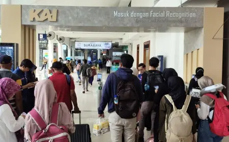 Liburan Sekolah, Penumpang Kereta di Daop 8 Surabaya Membludak: Empat Hari, 191 Ribu Penumpang