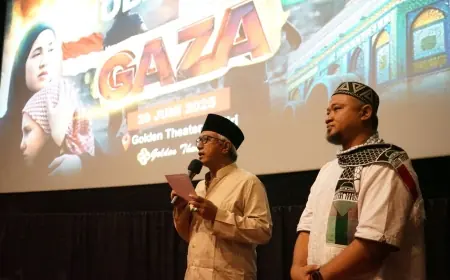 Nonton Bareng Film Hayya 3 Gaza, Gus Qowim Dukung Bantuan untuk Palestina