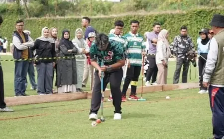 Gaspol di Lapangan Agro Kusuma, Tim Gateball Kota Batu Bidik Tiga Medali di Porprov IX Jatim 2025