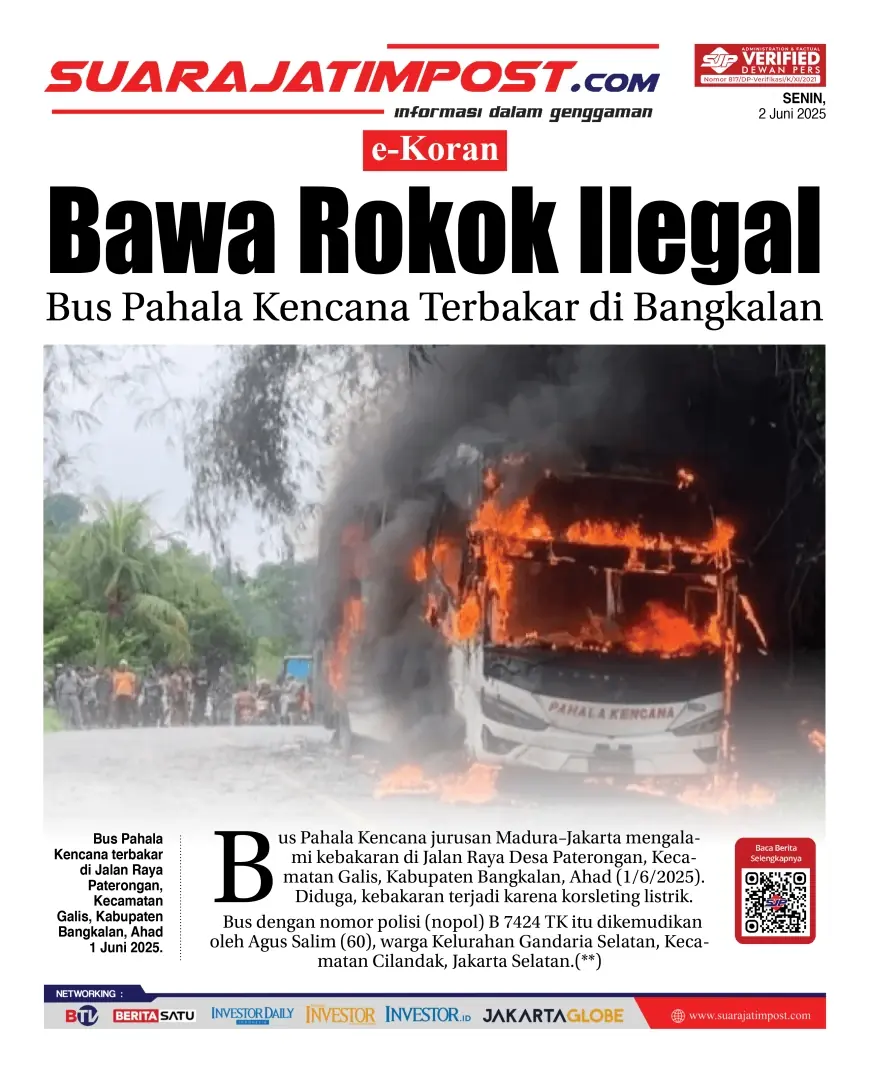 eKoran, Edisi Senin, 2 Juni 2025