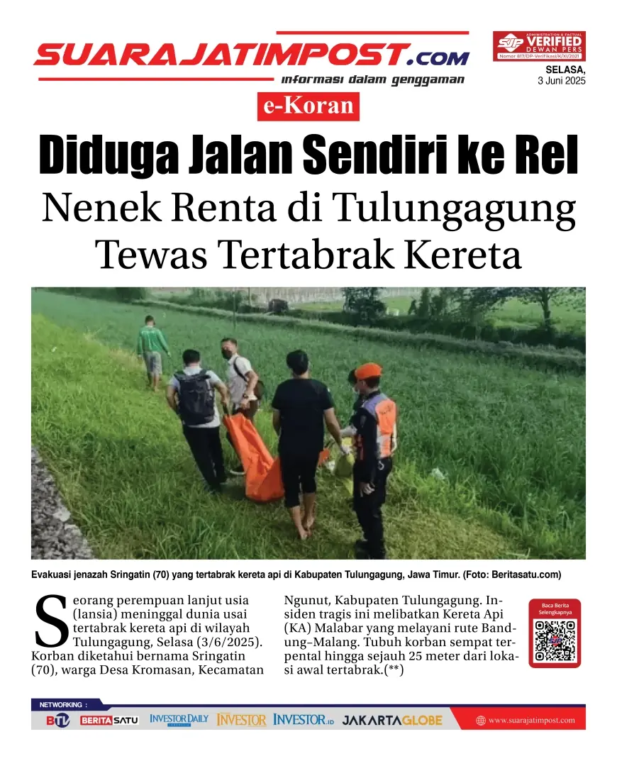 eKoran, Edisi Selasa, 3 Juni 2025