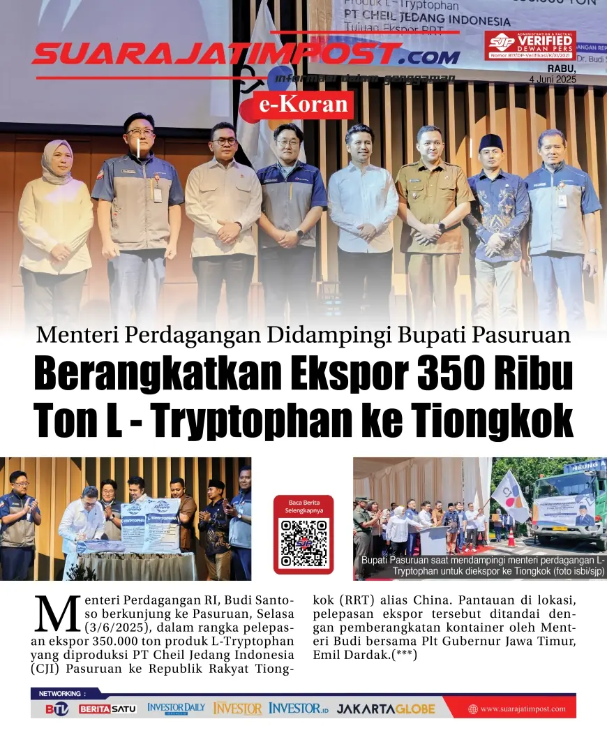 eKoran, Edisi Rabu, 4Juni 2025