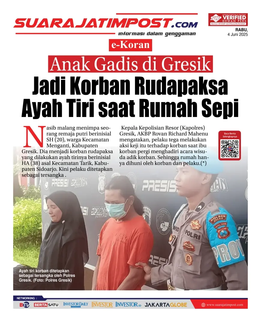eKoran, Edisi Rabu, 4Juni 2025