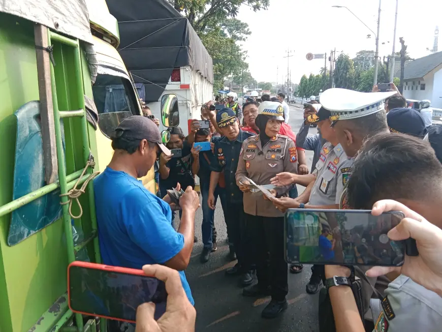 Kendaraan ODOL di Jombang Masih Marak