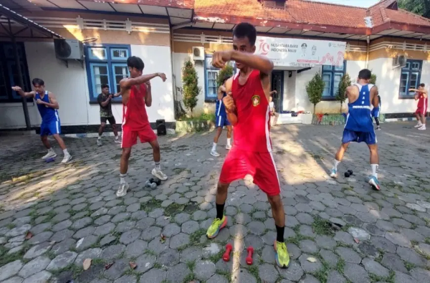 Targetkan 7 Medali di Ajang Porprov IX , Atlet Pertina Probolinggo Genjot Latihan Pagi Sore