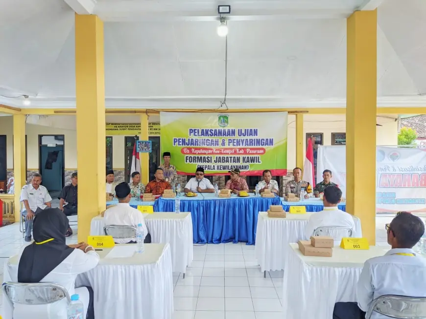 Rebut Kursi Kasun, Warga Desa Kepulungan Ikut Ujian