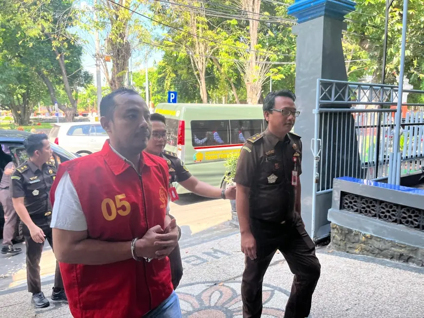 Korupsi Ratusan Juta, Kades Ngepung Ditahan Kejaksaan Nganjuk